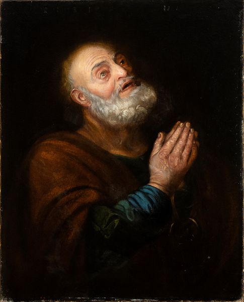 Jan Lievens, Seguace di : San Pietro  - Asta Dipinti, disegni e sculture dal XIV al XIX secolo - Associazione Nazionale - Case d'Asta italiane