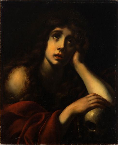 Carlo Dolci , Seguace di : Maria Maddalena penitente  - Asta Dipinti, disegni e sculture dal XIV al XIX secolo - Associazione Nazionale - Case d'Asta italiane