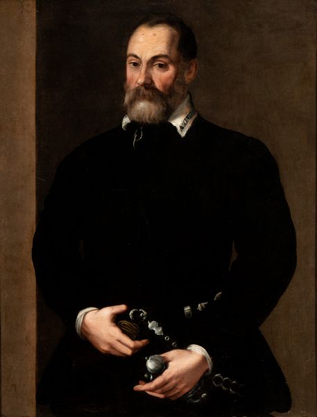 Giovan Battista Moroni, Cerchia di : Ritratto di gentiluomo  - Asta Dipinti, disegni e sculture dal XIV al XIX secolo - Associazione Nazionale - Case d'Asta italiane