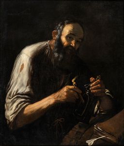 Artista napoletano, prima metà XVII secolo - Diogene