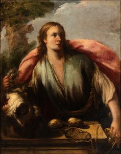 Artista fiorentino, XVII secolo - Davide con la testa di Golia