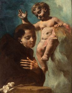 Francesco Cappella Francesco Daggiù, Attribuito a - Sant'Antonio da Padova con Gesù Bambino
