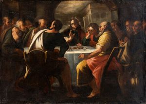 Artista napoletano, seconda metà XVII secolo - Ultima cena