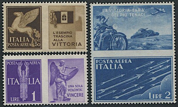 1942, Regno dItalia, Propaganda di Guerra, non emessi  - Asta Filatelia - Associazione Nazionale - Case d'Asta italiane