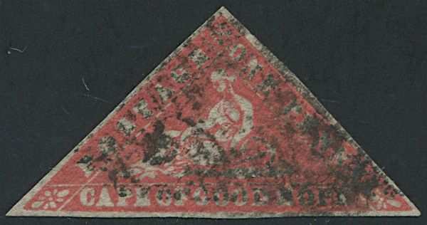 1861, Cape of Good Hope, 1d. vermillion Wood-block,  - Asta Filatelia - Associazione Nazionale - Case d'Asta italiane