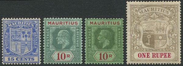 1904/32, Mauritius, 3 sets unmounted mint  - Asta Filatelia - Associazione Nazionale - Case d'Asta italiane