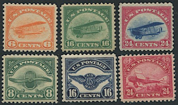 1918/1923, United States, Air Post  - Asta Filatelia - Associazione Nazionale - Case d'Asta italiane