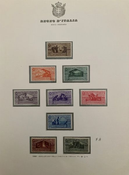 1861/1944, Regno dItalia, collezione quasi completa, nuova  - Asta Filatelia - Associazione Nazionale - Case d'Asta italiane