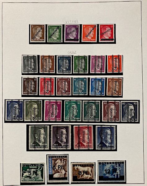 1918/2000, Austria, collezione nuova del periodo in quattro volumi a taschine.  - Asta Filatelia - Associazione Nazionale - Case d'Asta italiane