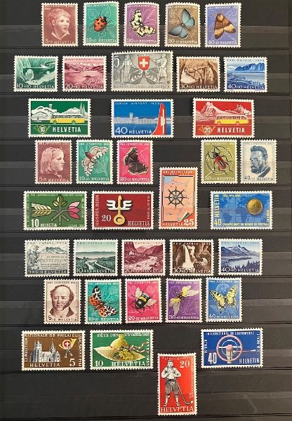 1913/1971, Svizzera, collezione del periodo nuova  - Asta Filatelia - Associazione Nazionale - Case d'Asta italiane