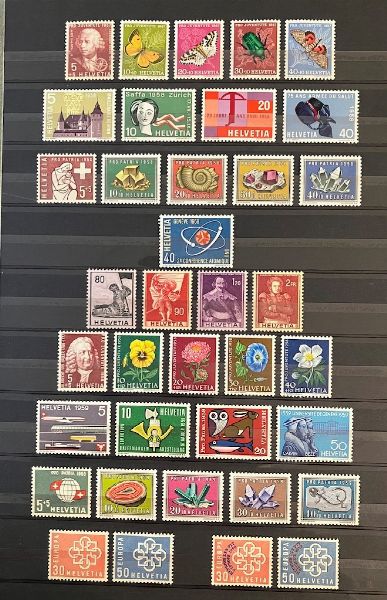 1913/1971, Svizzera, collezione del periodo nuova  - Asta Filatelia - Associazione Nazionale - Case d'Asta italiane