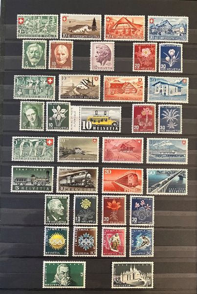 1913/1971, Svizzera, collezione del periodo nuova  - Asta Filatelia - Associazione Nazionale - Case d'Asta italiane