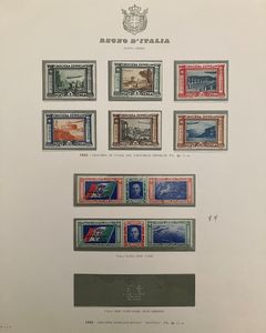 1861/1944, Regno dItalia, collezione quasi completa, nuova  - Asta Filatelia - Associazione Nazionale - Case d'Asta italiane