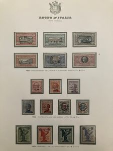 1861/1944, Regno dItalia, collezione quasi completa, nuova  - Asta Filatelia - Associazione Nazionale - Case d'Asta italiane