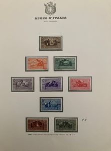 1861/1944, Regno dItalia, collezione quasi completa, nuova  - Asta Filatelia - Associazione Nazionale - Case d'Asta italiane