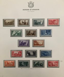 1861/1944, Regno dItalia, collezione quasi completa, nuova  - Asta Filatelia - Associazione Nazionale - Case d'Asta italiane