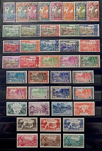 1912/1962, Colonie Francesi: India Francese (1923/1954); Indocina (1907/1949); Kouang-Tcheou (1923/1944); Wallis & Futuna (1920/1949); Oceania (1921/1944); Gujana Francese (1922/1947); Inini (1932/1944); Martinica (1922/1940); Guadaloupe (1912/1942); St, Pierre et Miquelon (1915/1952).  - Asta Filatelia - Associazione Nazionale - Case d'Asta italiane