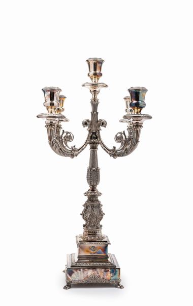 Candelabro  - Asta Argenti - Associazione Nazionale - Case d'Asta italiane