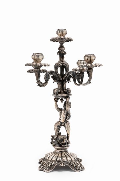 Candelabro  - Asta Argenti - Associazione Nazionale - Case d'Asta italiane