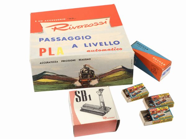 Rivarossi, Passaggio a livello automatico PLA  - Asta Bambole e Balocchi - Associazione Nazionale - Case d'Asta italiane