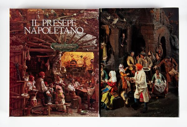 Gennaro Borrelli, due volumi con cofanetto sul presepe napoletano  - Asta Dalla Collezione Antonio Latini e altre provenienze Antichi Pastori da Presepe, Accessori e libri sul tema - Associazione Nazionale - Case d'Asta italiane