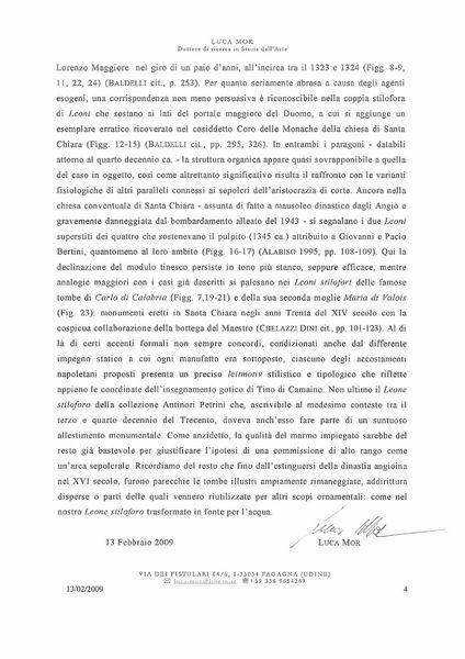 Tino di Camaino, Bottega di : Leone stiloforo in marmo  - Asta Coralli, Avori e Argenti: capolavori da importanti collezioni italiane - Icone Russe - Associazione Nazionale - Case d'Asta italiane