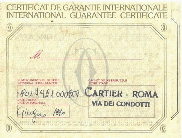 CARTIER : CARTIER PANTHERE VENDOME ANNO 1990  - Asta Gioielli - Associazione Nazionale - Case d'Asta italiane