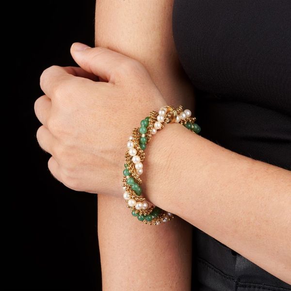 VAN CLEEF & ARPELS BRACCIALE "TWIST", ANNI '60  - Asta Gioielli - Associazione Nazionale - Case d'Asta italiane