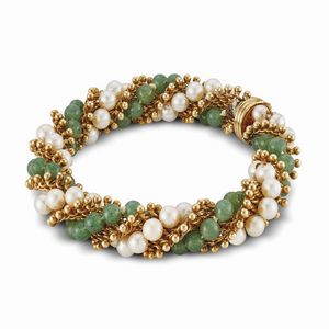 VAN CLEEF & ARPELS BRACCIALE "TWIST", ANNI '60  - Asta Gioielli - Associazione Nazionale - Case d'Asta italiane