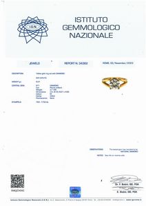 ANELLO CON DIAMANTE  - Asta Gioielli - Associazione Nazionale - Case d'Asta italiane