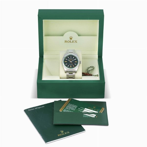 ROLEX : ROLEX MILGAUSS REF. 116400GV N. V5299XX  - Asta OROLOGI DA POLSO E DA TASCA - Associazione Nazionale - Case d'Asta italiane