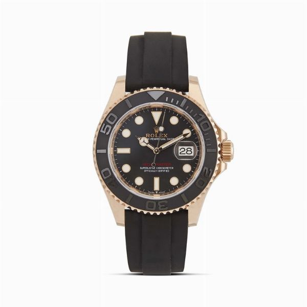 ROLEX : ROLEX YACHT-MASTER REF. 126655 EVEROSE N. 000R85XX ANNO 2020  - Asta OROLOGI DA POLSO E DA TASCA - Associazione Nazionale - Case d'Asta italiane