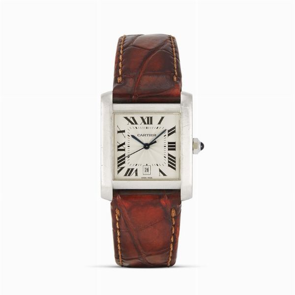 CARTIER : CARTIER TANK FRANCAISE XL  - Asta OROLOGI DA POLSO E DA TASCA - Associazione Nazionale - Case d'Asta italiane