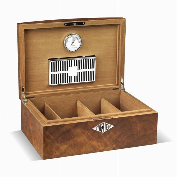 CARTIER SCATOLA PORTASIGARI "HUMIDOR FOR 75 CIGARS" EDIZIONE LIMITATA 0303/1000  - Asta OROLOGI DA POLSO E DA TASCA - Associazione Nazionale - Case d'Asta italiane