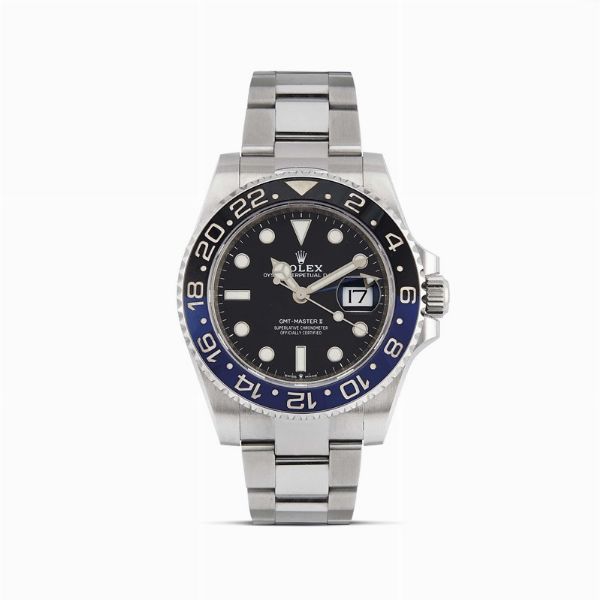 ROLEX : ROLEX GMT MASTER II "BATMAN" REF. 126710BLNR N. 7CY279XX ANNO 2021  - Asta OROLOGI DA POLSO E DA TASCA - Associazione Nazionale - Case d'Asta italiane