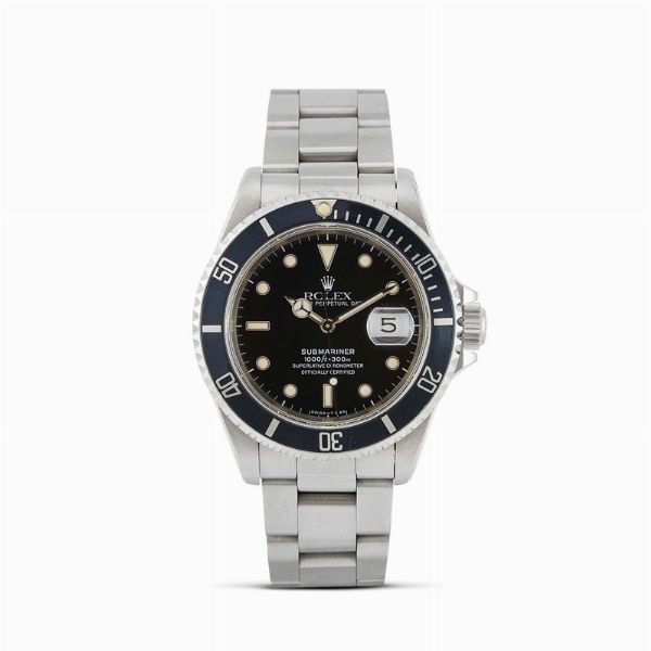 ROLEX : ROLEX SUBMARINER REF. 16610 N. E7939XX ANNO 1990  - Asta OROLOGI DA POLSO E DA TASCA - Associazione Nazionale - Case d'Asta italiane