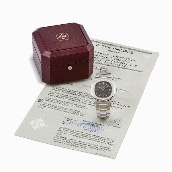 PATEK PHILIPPE : PATEK PHILIPPE NAUTILUS "JUMBO" REF. 3700/001 N. 13059XX ANNO 1979  - Asta OROLOGI DA POLSO E DA TASCA - Associazione Nazionale - Case d'Asta italiane