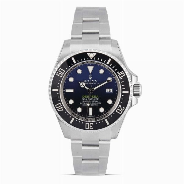 ROLEX : ROLEX SEA-DWELLER DEEP SEA "JAMES CAMERON" REF. 116660 N. 677W06XX ANNO 2016  - Asta OROLOGI DA POLSO E DA TASCA - Associazione Nazionale - Case d'Asta italiane