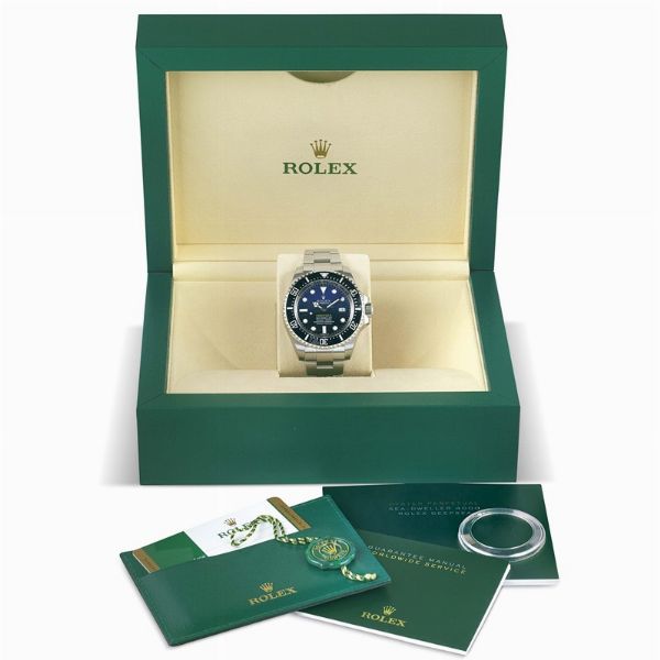 ROLEX : ROLEX SEA-DWELLER DEEP SEA "JAMES CAMERON" REF. 116660 N. 677W06XX ANNO 2016  - Asta OROLOGI DA POLSO E DA TASCA - Associazione Nazionale - Case d'Asta italiane