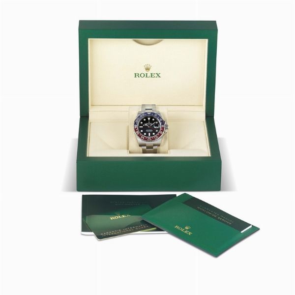 ROLEX : ROLEX GMT MASTER II "PEPSI" REF. 126710BLRO N. 1C8412XX ANNO 2021  - Asta OROLOGI DA POLSO E DA TASCA - Associazione Nazionale - Case d'Asta italiane