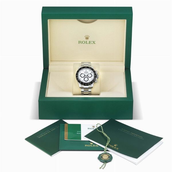 ROLEX : ROLEX DAYTONA CERACHROM REF. 116500LN N. 79475XX ANNO 2017  - Asta OROLOGI DA POLSO E DA TASCA - Associazione Nazionale - Case d'Asta italiane