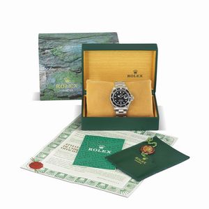 ROLEX : ROLEX SUBMARINER REF. 16610 N. A7087XX ANNO 1999 NOS  - Asta OROLOGI DA POLSO E DA TASCA - Associazione Nazionale - Case d'Asta italiane