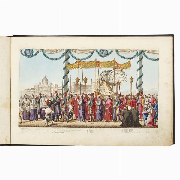 (Roma - Illustrati 800)   BUSUTTIL, Salvatore.   Solenne processione vaticana del Corpus Domini. Diretta da uno de’ Cerimonieri di Sua Santità Gregorio XVI.   Roma, Deodato Minelli, 1838.  - Asta LIBRI, MANOSCRITTI E AUTOGRAFI - Associazione Nazionale - Case d'Asta italiane