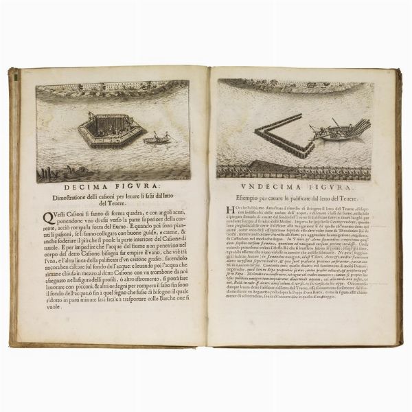 (Roma - Tevere - Navigazione - Illustrati 600)   MEYER, Cornelius.   L’arte di restituire a Roma la tralasciata navigazione del suo Tevere  . Roma, Lazzari Varese, 1685.  - Asta LIBRI, MANOSCRITTI E AUTOGRAFI - Associazione Nazionale - Case d'Asta italiane