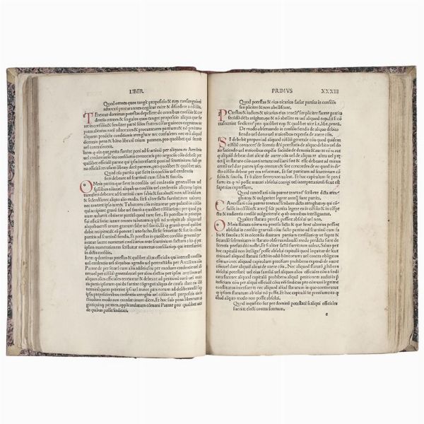 (Parma - Giurisprudenza - Prime edizioni)   Statuta civitatum Parmae  . [  Finiunt statuta magnifice comitatis Parme  . [Parma], impressa Angeli Vgoleti ciuis Parmensis, 1494 die xvi kal. Octob.]  - Asta LIBRI, MANOSCRITTI E AUTOGRAFI - Associazione Nazionale - Case d'Asta italiane