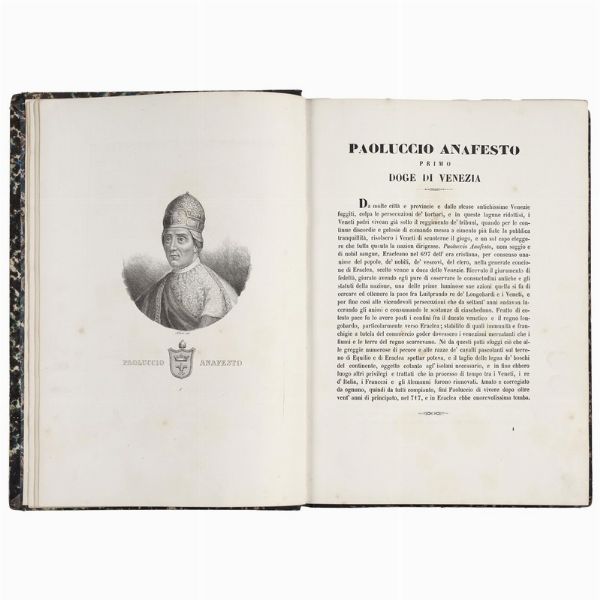 (Venezia - Numismatica)   CICOGNA, et al.   Storia dei Dogi di Venezia.   Venezia, Giuseppe Grimaldo, 1864 e 1863.  - Asta LIBRI, MANOSCRITTI E AUTOGRAFI - Associazione Nazionale - Case d'Asta italiane