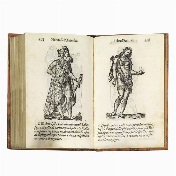 (Costume - Illustrati 600)   VECELLIO, Cesare.   Habiti Antichi overo Raccolta di figure.   In Venetia, per Combi & La Nou, 1664.  - Asta LIBRI, MANOSCRITTI E AUTOGRAFI - Associazione Nazionale - Case d'Asta italiane