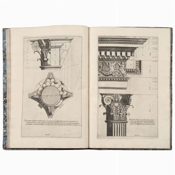 (Architettura)   VIGNOLA. Regola delli cinque ordini d'architettura di m. Iacomo Barozzio da Vignola. In Siena, Pietro Marchetti For, (1635).  - Asta LIBRI, MANOSCRITTI E AUTOGRAFI - Associazione Nazionale - Case d'Asta italiane