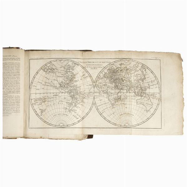 (Geografia – America)   RAYNAL, Guillaume-Thomas – RIGOBERT, Bonne.   Atlas de toutes les parties connues du globe terrestre.   [Ginevra, Jean Leonard Pellet, 1780].  - Asta LIBRI, MANOSCRITTI E AUTOGRAFI - Associazione Nazionale - Case d'Asta italiane