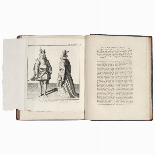 (Milano - Ballo - Illustrati 700)   VERRI, Pietro.   Storia di Milano  . In Milano, Giuseppe Marelli, 1783-1798.  - Asta LIBRI, MANOSCRITTI E AUTOGRAFI - Associazione Nazionale - Case d'Asta italiane